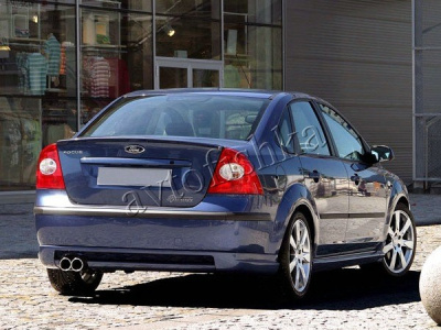 Ford Focus 2 (04 – 08) юбка заднего бампера "MS" (седан)